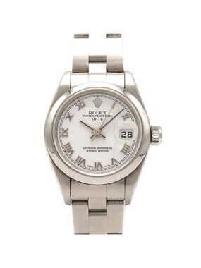 Rolex Oyster Perpetual Date SS Automatic Winding Number Watch